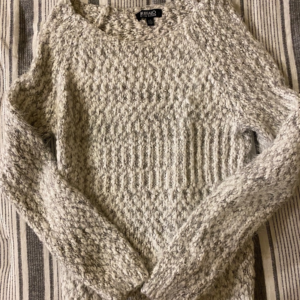 White & Gray Sweater
